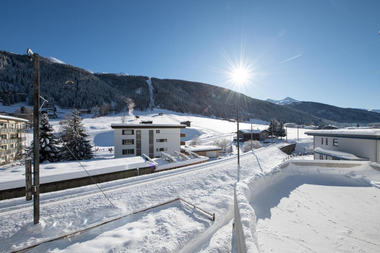 Apartment Agrimonia - 5,5-zi Duplex Bis 9 Personen Mit Eigenem Garten Davos