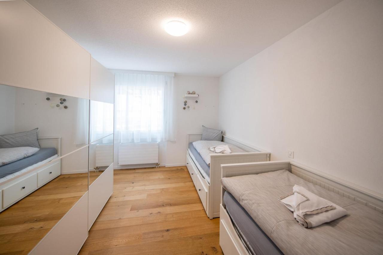 Apartment Agrimonia - 5,5-zi Duplex Bis 9 Personen Mit Eigenem Garten Davos